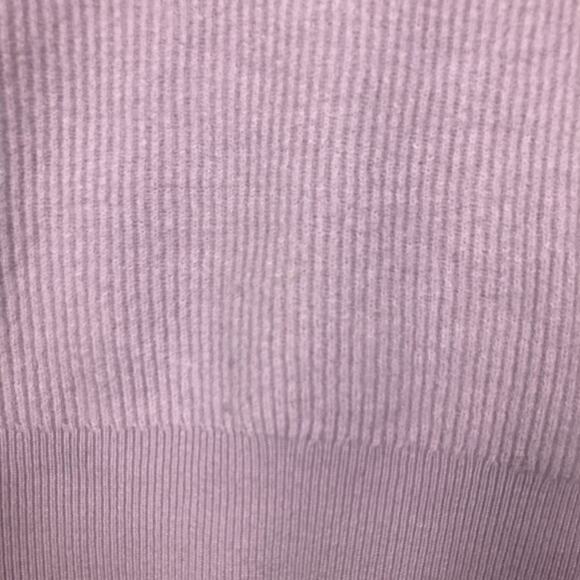 NWOT BABATON Sweater M Lilac Wool Linen Balloon-Long-Sl”Column Heather Mauve - Picture 5 of 10